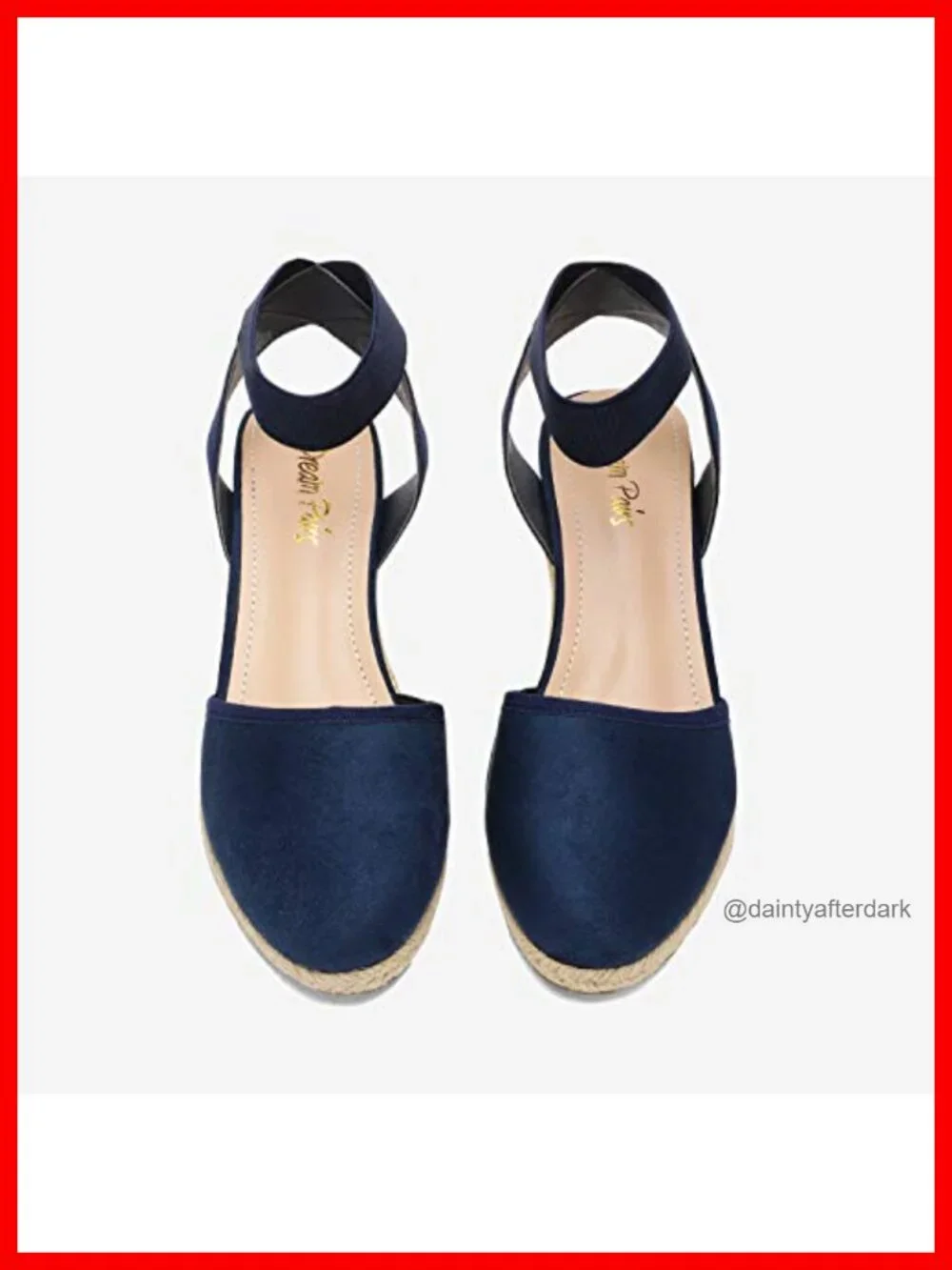 Wedge Sandals for Women Ankle Strap Espadrilles